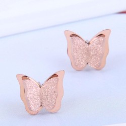 fine Korean style fashion sweetOL concise butterfly titanium steel personality..