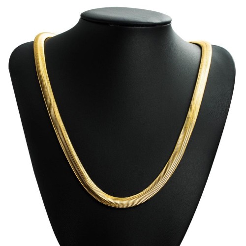  clavicle chain gilded necklace man woman necklace fashion titanium steel color