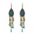occidental style retro drop samll Alloy earrings woman  leaves short style Earring  creative samll gift
