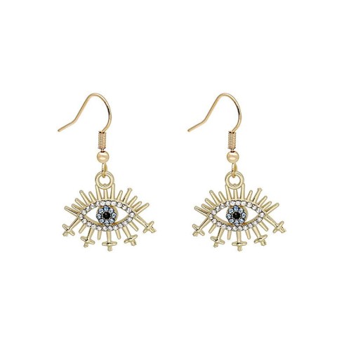 occidental style fashion Irregular shape earrings retro high-end atmospheric ear stud