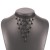 occidental style fashion lace necklace  personality imitate crystal chain retro brief woman