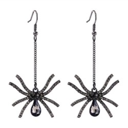 occidental style earrings woman  black retro long style Earring exaggerating s..