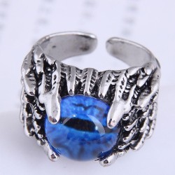 occidental style fashion  Metal concise eyes  feather Metal temperament exagge..