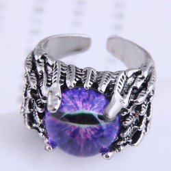 occidental style fashion  Metal concise eyes  feather Metal temperament exagge..