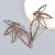 occidental style wind exaggerating claw chain series Alloy diamond Rhinestone fully-jewelled flowers earrings 