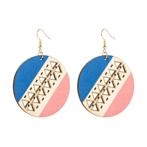 occidental style Wood earrings creative hollow earring samllearring