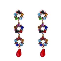 occidental style woman brief personality geometry earring diamond earrings ear..