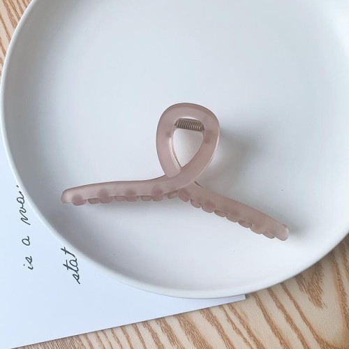  frosting hair clip big transparent head head woman summer