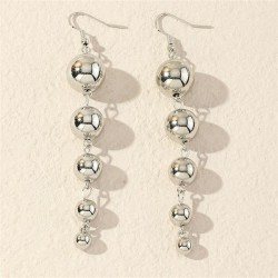   retro temperament geometry beads earrings long style surface big samll Beads..