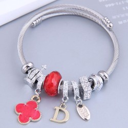 occidental style fashion  Metal all-Purpose four leaf D Word more elements pen..