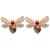 occidental style creative personality insect samll diamond ear stud personality exaggerating woman