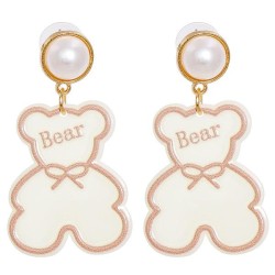 occidental style creative brief small fresh Acrylic samll earrings retro fashi..