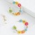Bohemia geometry beads flowers earrings occidental style  creative personality weave earring