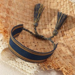 occidental style fashion retro belt Bohemia ribbon handmade weave tassel tasse..