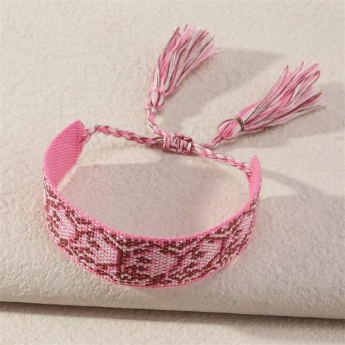 occidental style weave belt tassel Nepal ethnic style day bracelet