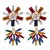 geometry flowers hollow diamond ear stud pendant woman earrings personality Bohemia