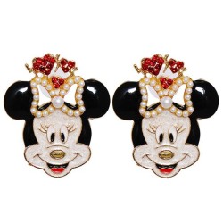 personality cartoon woman ear stud exaggerating woman styleearrings