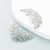 occidental styleins wind exaggerating Moon hollow Alloy diamond earrings brief Korean style Earring