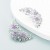 occidental styleins wind exaggerating Moon hollow Alloy diamond earrings brief Korean style Earring