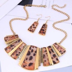occidental style fashion  Metal concise apparel accessories leopard concise ge..