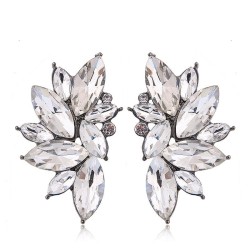 occidental style fashion  Metal shine branches and leaves personality temperam..