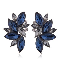 occidental style fashion  Metal shine branches and leaves personality temperam..