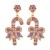 christmas earrings  luxurious fully-jewelled christmas earrings  sweet lovely Rhinestone bow earring