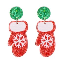 Autumn and Winter occidental style christmas series ear stud fashion temperame..