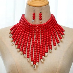 occidental style Nation necklace set Shells customs clavicle chainecklace