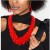 Africa customs beads weave twisted necklace handmade color retention necklace set