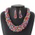 Africa customs beads weave twisted necklace handmade color retention necklace set