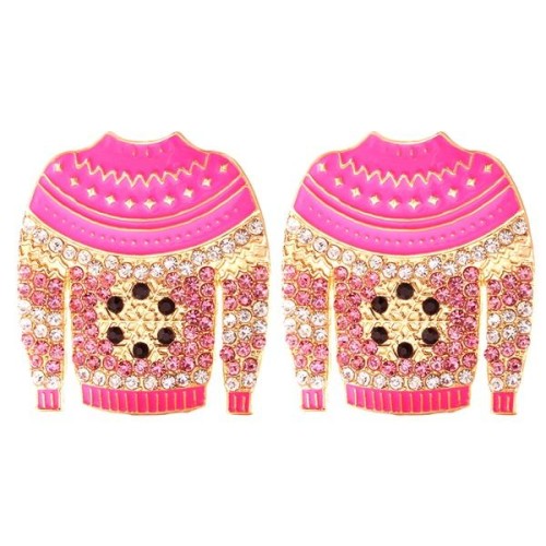 Autumn and Winter style new fashion earring Alloy creative new diamond earrings woman all-Purpose samll ear stud