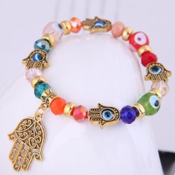 occidental style fashion gold accessories eyes eyes crystal  all-Purpose Metal..