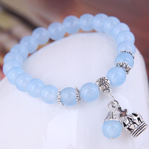 Korean style fashion  sweetOL all-Purpose Metal crown personality bracelet