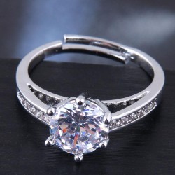 fine  Korean style fashion sweetOL concise embed Zirconium personality tempera..