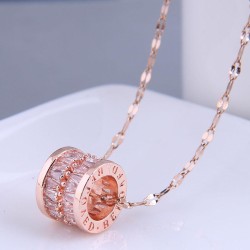 Korean style fashion sweetOL concise bronze embed Zirconium samll temperament ..