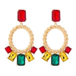 occidental style exaggerating temperament drop Acrylic earrings woman fashion ..