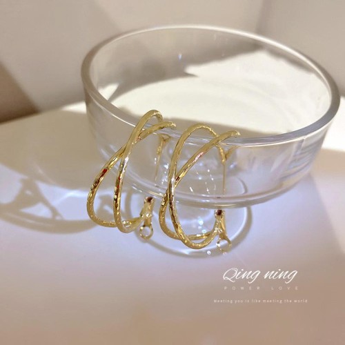 silver occidental style exaggerating Round circle earrings retro temperament arring woman