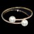 occidental style fashion multilayer Pearl diamond twining bracelet woman Korean style bride Pearl bangle