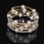 occidental style fashion multilayer Pearl diamond twining bracelet woman Korean style bride Pearl bangle
