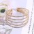 occidental style  bride Rhinestone Pearl multilayer bangle twining more row Pearl Rhinestone bracelet