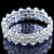 occidental style  brief square bride Rhinestone bangle  noble multilayer zircon fully-jewelled bracelet