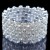 occidental style  brief square bride Rhinestone bangle  noble multilayer zircon fully-jewelled bracelet