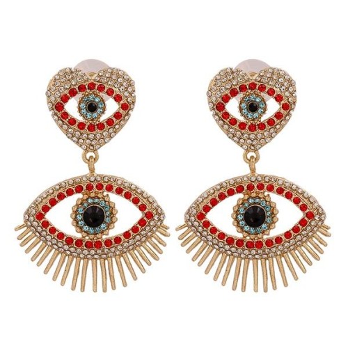  new exaggerating atmospheric eyes ear stud  occidental style original all-Purpose earrings woman