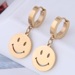Korean style fashion concise titanium steel temperament personality ear stud b..