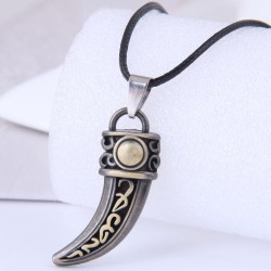 occidental style fashion  Metal spike personality temperament rope necklace