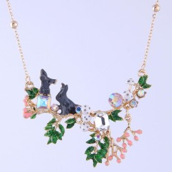 occidental style fashion luxurious  sweet all-Purpose long concise branches an..