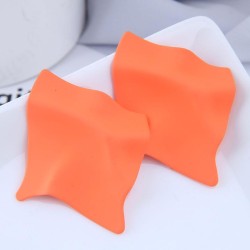 occidental style fashion Metal color geometry Irregular temperament exaggerati..
