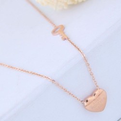  fine Korean style fashion sweetOL concise titanium steel personality woman ne..