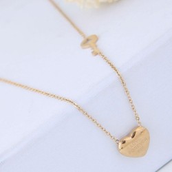  fine Korean style fashion sweetOL concise titanium steel personality woman ne..